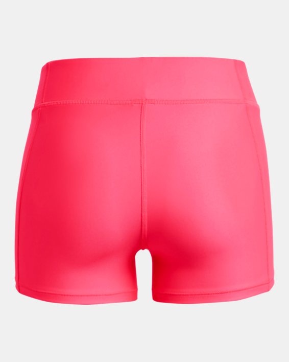 Shorts HeatGear® de Tiro Medio para Mujer, Pink, pdpMainDesktop image number 5